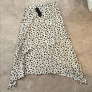 Lulus Leopard Print Midi Skirt